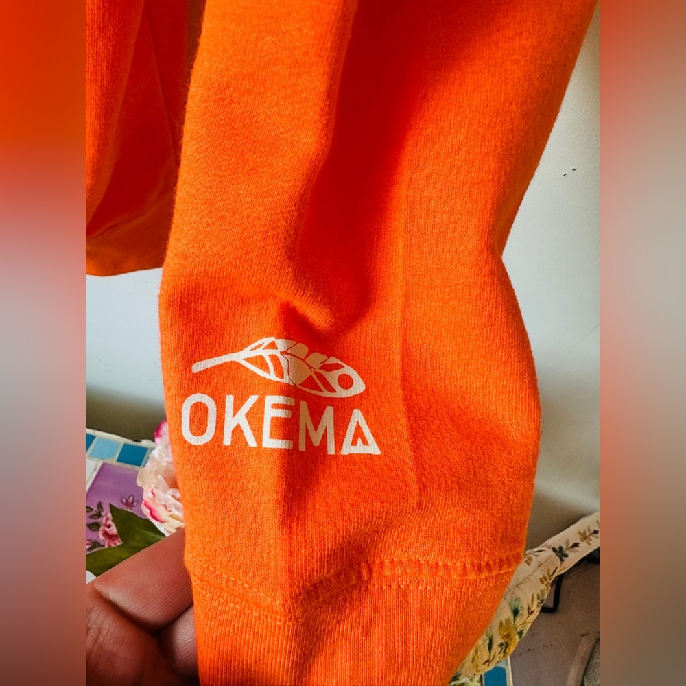 Orange Shirt OKEMA Drezus Every Child Matters Sweatshirt Hoodie New L - Picture 4 of 7